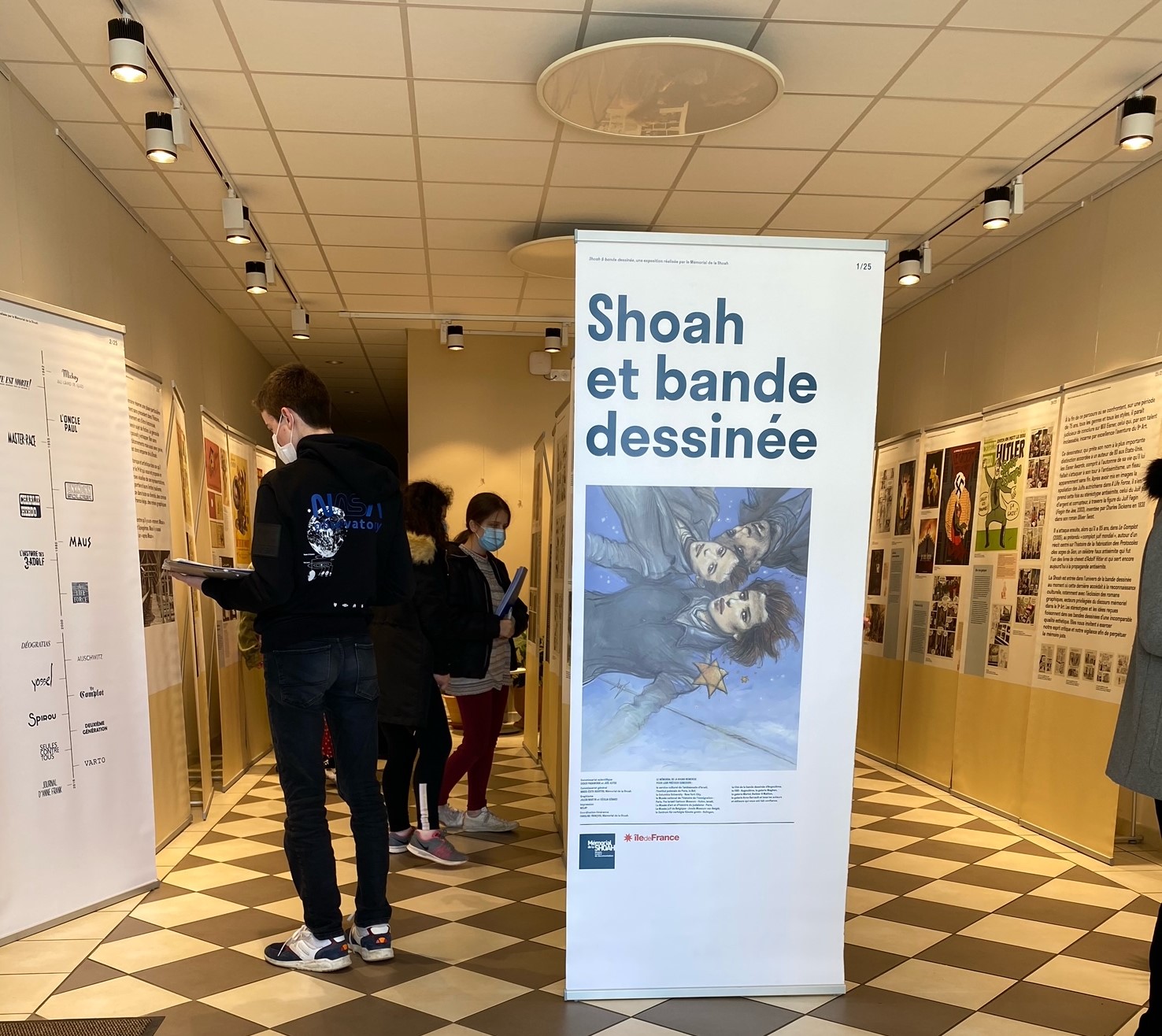 Lire la suite à propos de l’article Exposition – Shoah et Bande Dessinée – Du 2 au 19 février 2021