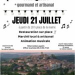 Marché Nocturne – jeudi 21 juillet dès 18h – Place Mairie et Rue St Michel