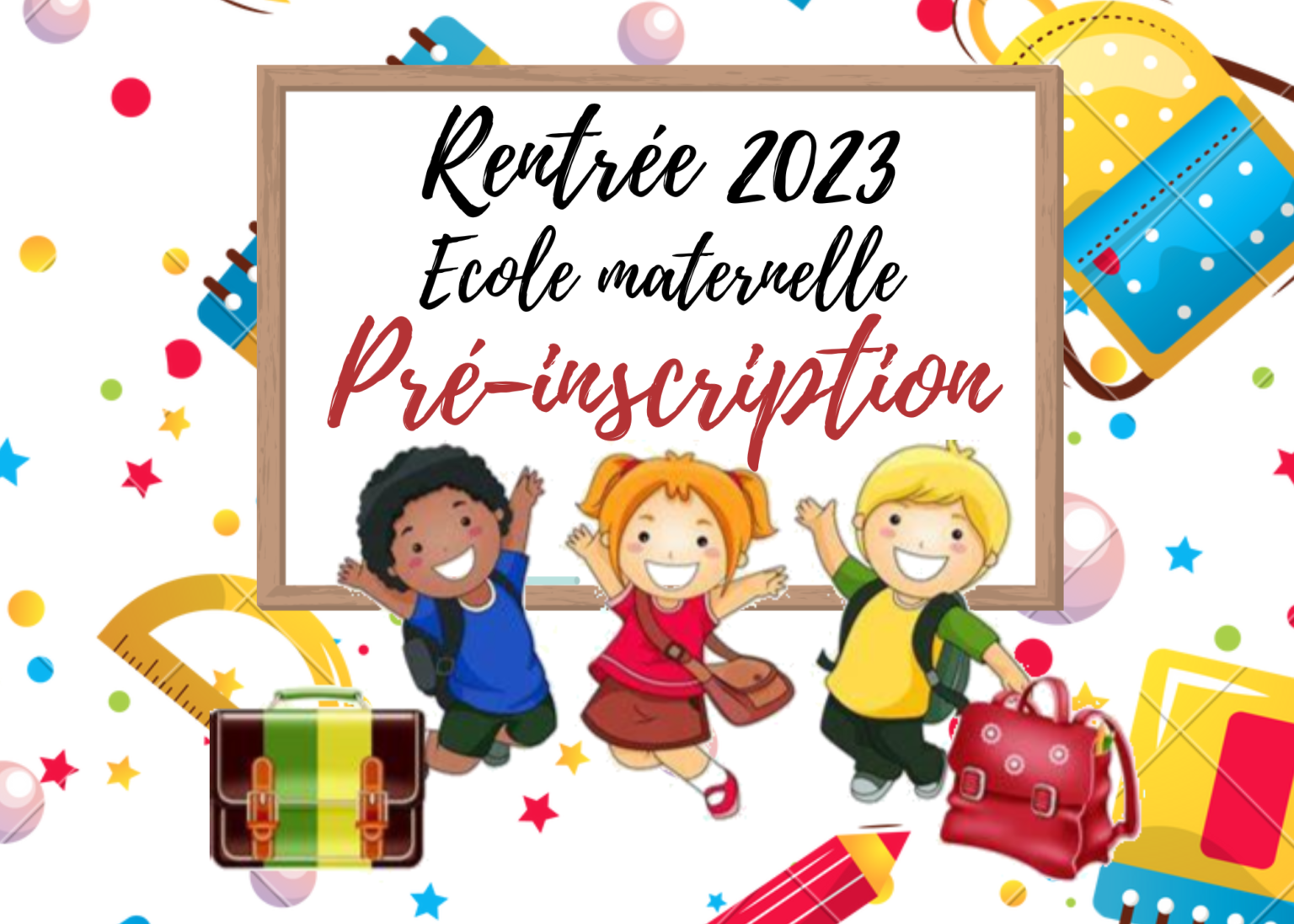 Pré-inscription école Maternelle – Rentrée 2023 – AURIGNAC