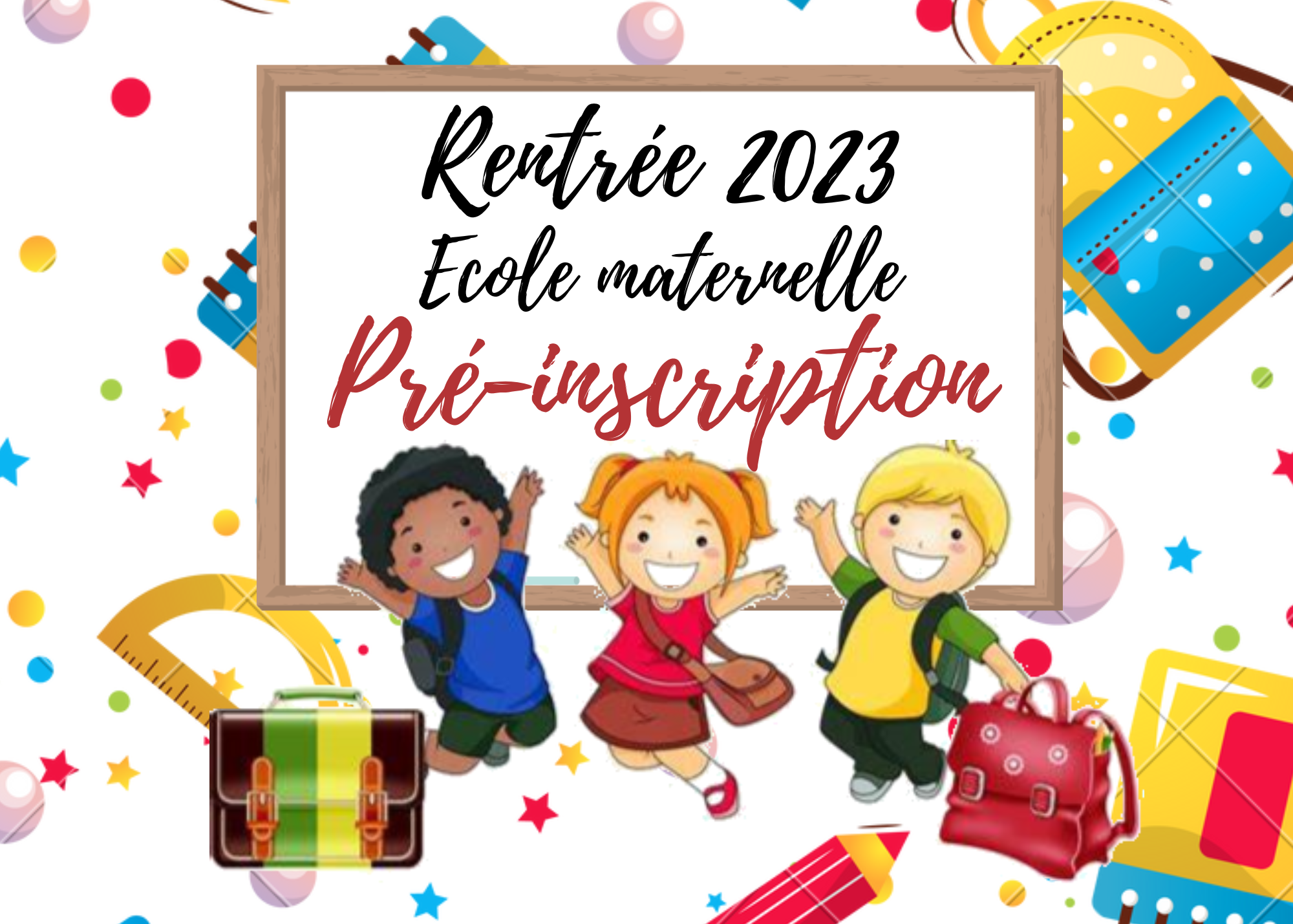 Lire la suite à propos de l’article Pré-inscription école Maternelle – Rentrée 2023