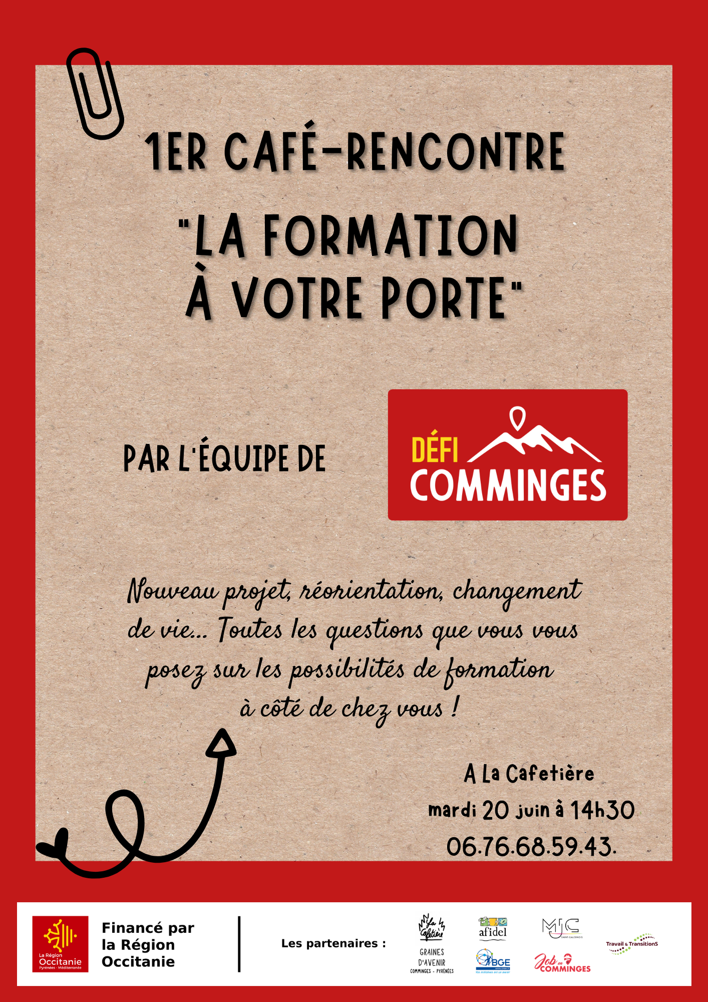 Lire la suite à propos de l’article 1er café-rencontre « La formation à votre porte » – mardi 20 juin 14h30 – La cafetière