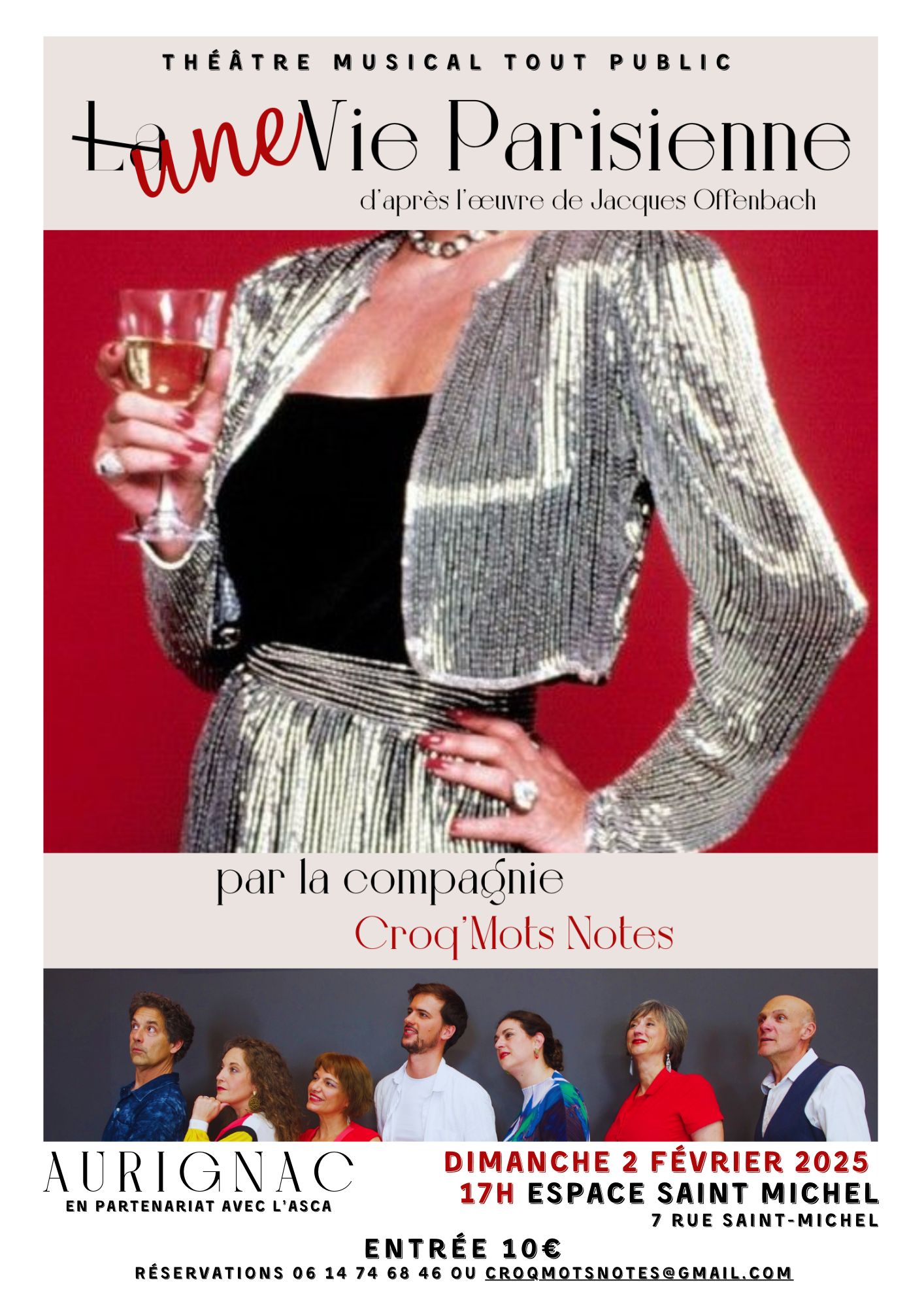 Lire la suite à propos de l’article Une vie parisienne – Cie Croq’Mots Notes – Dimanche 2 février à 17h