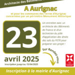Permanence trimestrielle de l’Architecte des Bâtiments de France – Mercredi 23 avril de 10h à 13h