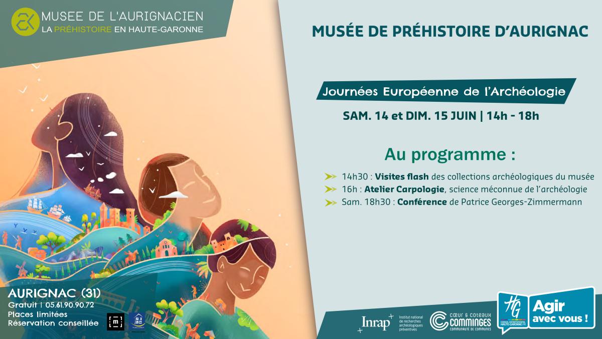 Lire la suite à propos de l’article Journées Européennes de l’Archéologie – Musée de l’Aurignacien