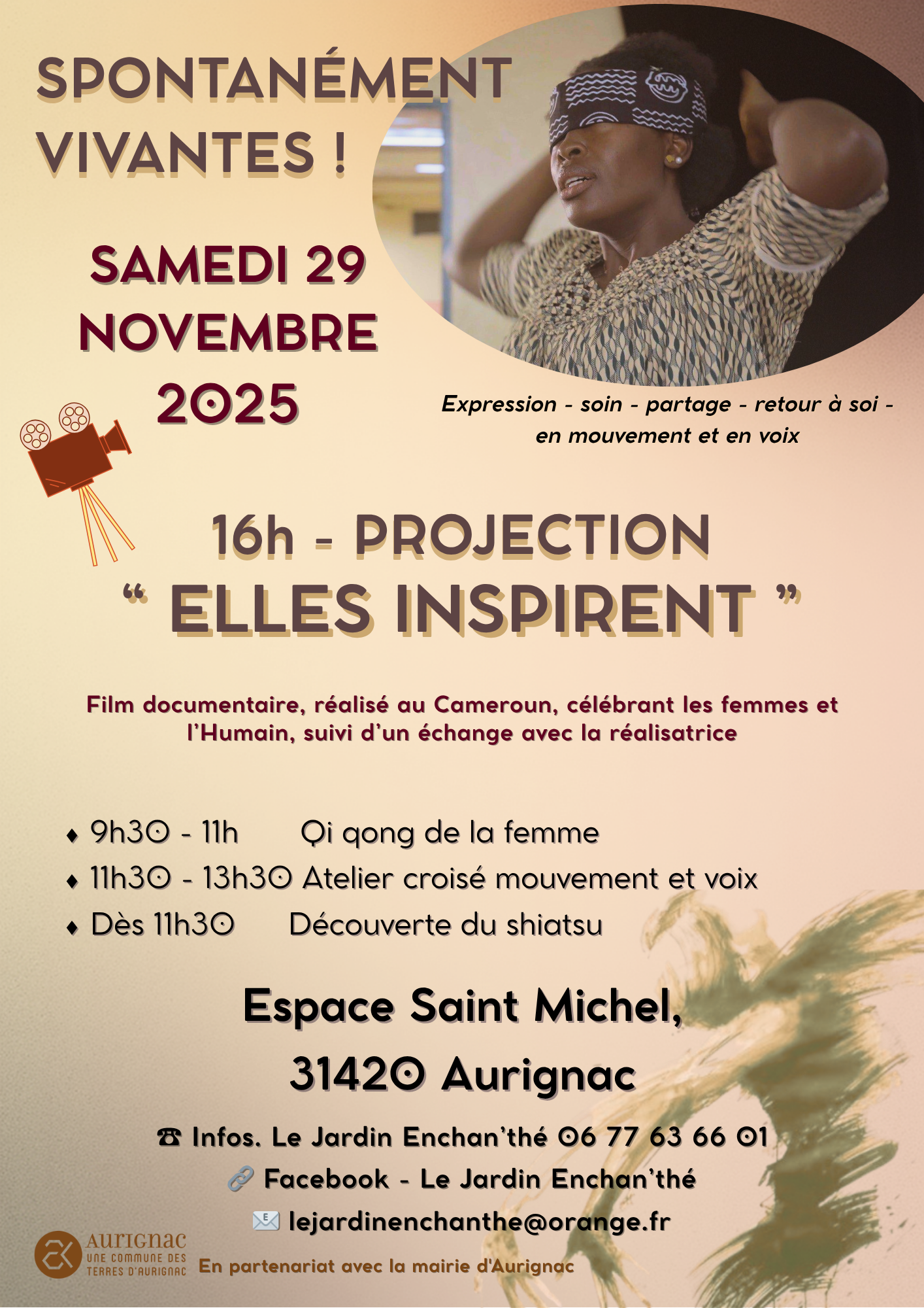 Lire la suite à propos de l’article SPONTANÉMENT VIVANTES ! Samedi 29 novembre de 9h30 à 18h – Espace St Michel