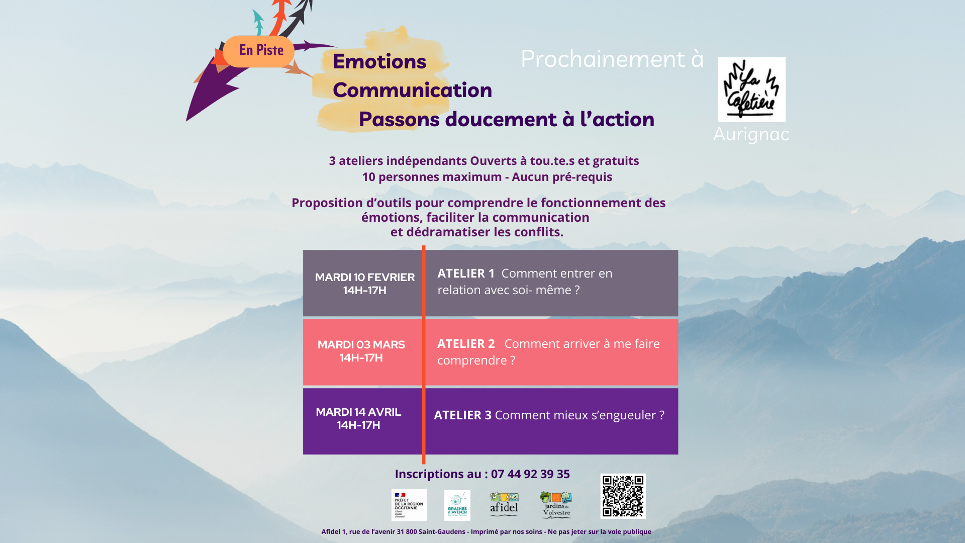 Lire la suite à propos de l’article ATELIERS En Piste ! Trajectoires professionnelles, à chacun-e son chemin – La cafetière