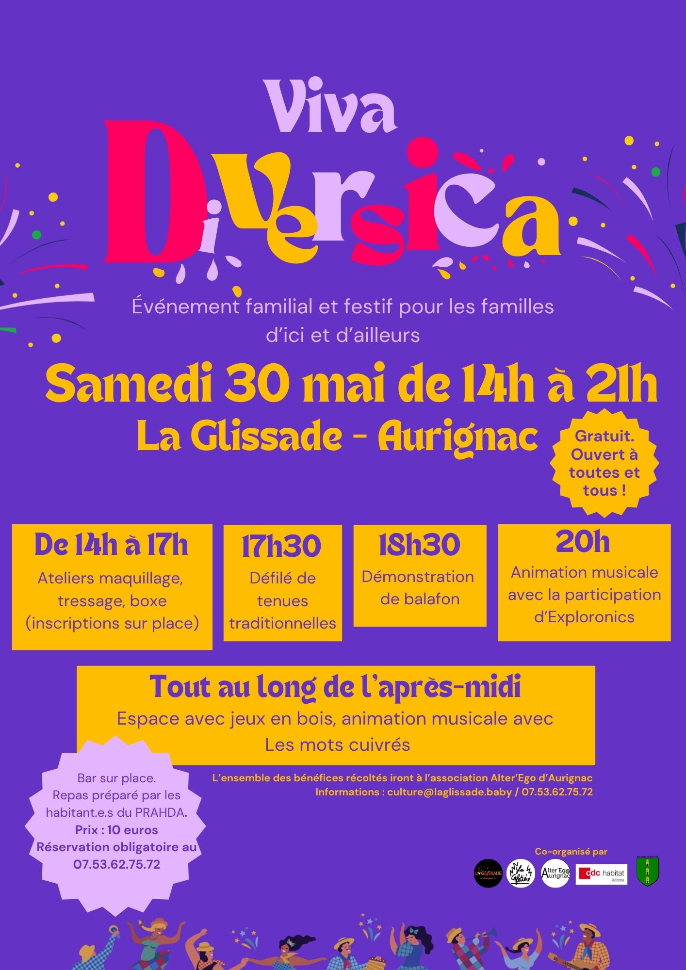 Lire la suite à propos de l’article VIVA DIVERSICA – sam 30 mai 14h-21h – La Glissade