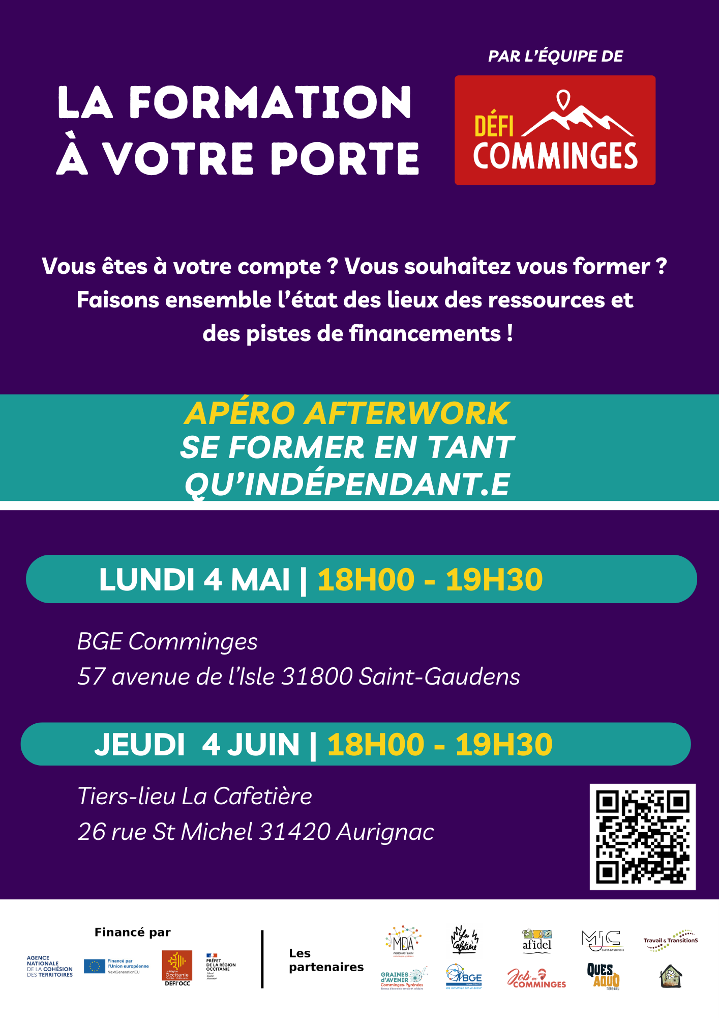 Lire la suite à propos de l’article Atelier « La formation des indépendant.e.s » – 4 juin à 18h – La Cafetière